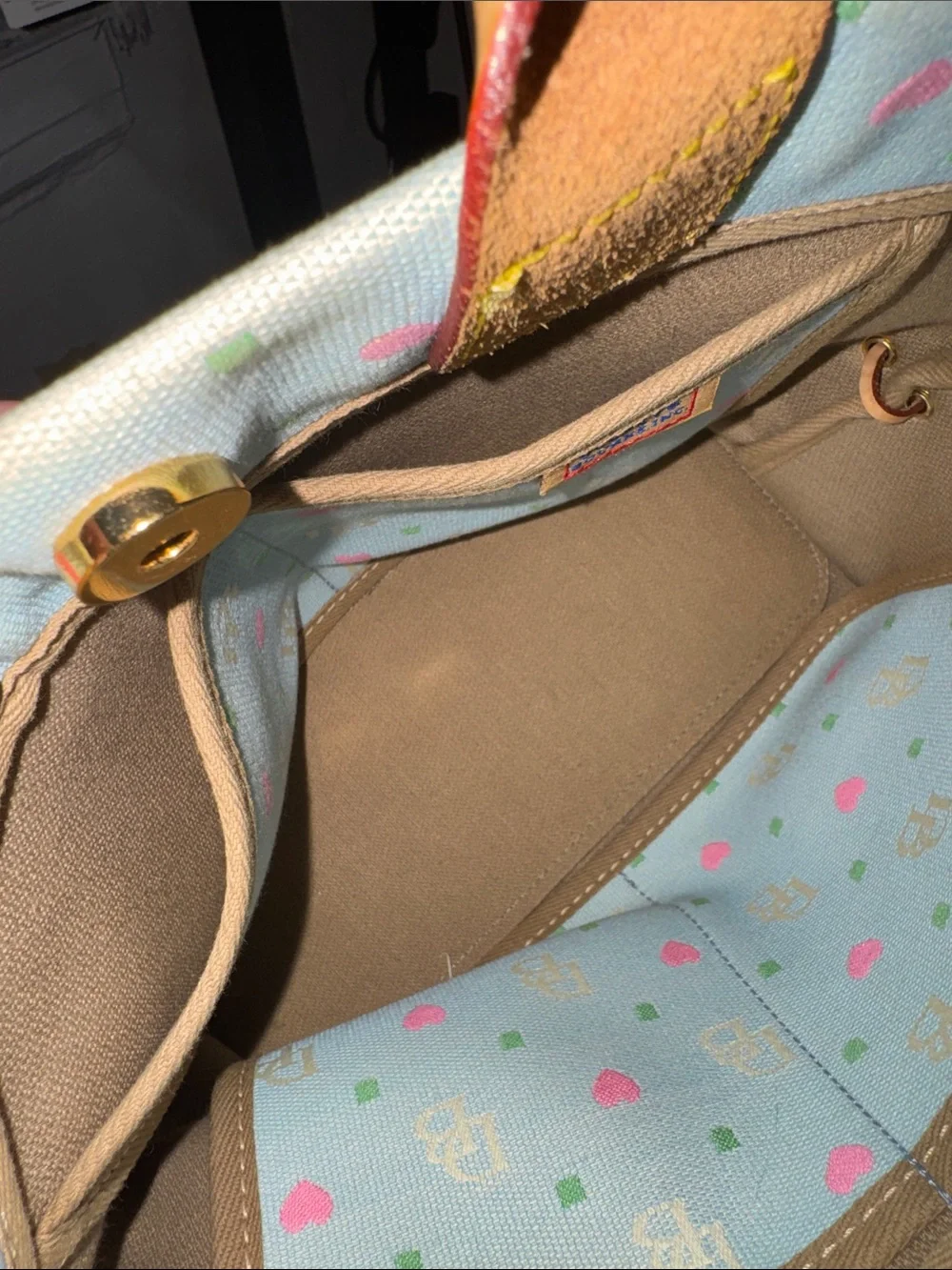 Dooney & Bourke tan leather